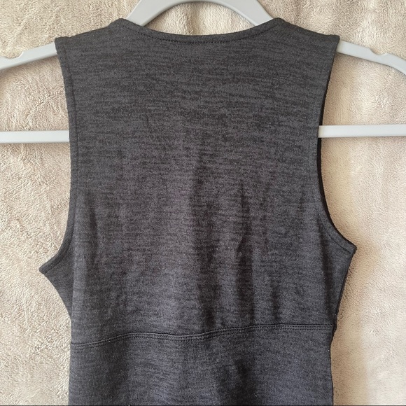 American Eagle Black Tie Front Top - Picture 7 of 8